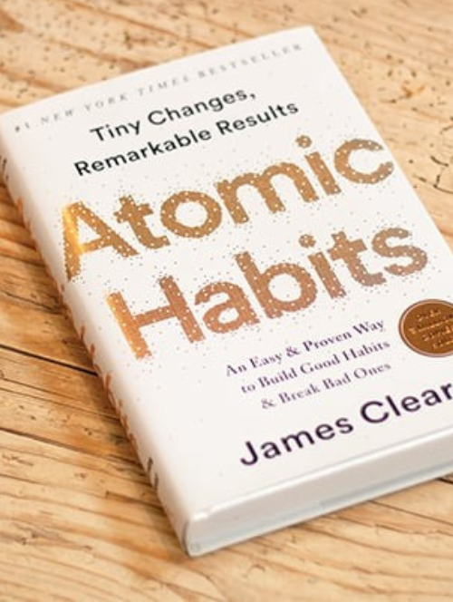 Atomic Habits -motivational books for young athletes.